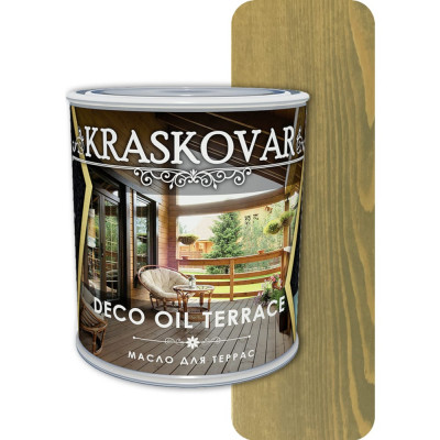 Kraskovar Масло для террас Deco Oil Terrace Бамбук 0,75л 1279