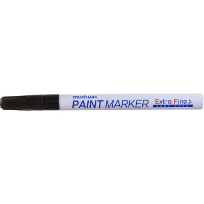 MunHwa Маркеркраска PAINT MARKER EXTRA FINE, ЧЕРНАЯ 1мм EFPM01 12/576/34560 Б0048237