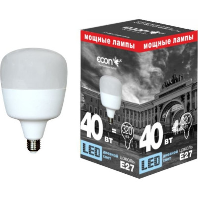 Econ LED GL 40Вт E27 6500K HP 7840020
