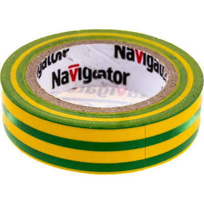 Изолента Navigator NIT-B15-10/YG 71234