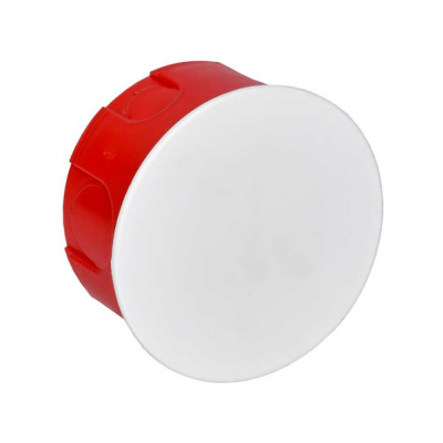 IEK Коробка КМ41007 распаячная для твердых стен d80x40 с крышкой UKT11-080-040-000