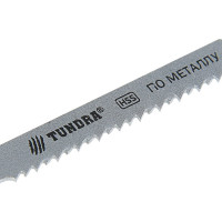 ТУНДРА Пилки для лобзика, HSS, по металлу, 5 шт. 50/75 х 2 мм, T118B 1119733