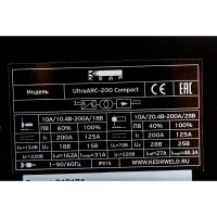 КЕДР Аппарат инверторный UltraARC-200 Compact 220В, 10-200А 8018037