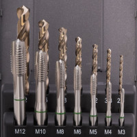 Набор машинных метчиков Ruko M3-М12 мм HSSE-Co5 14пр 245051RO