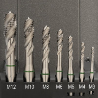 Набор машинных метчиков RUKO HSS-Co5 35 град.M3-M12 245062RO
