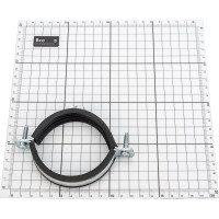 Металлический хомут RTP со шпилькой шурупом и дюбелем, 2 1/2", 73/80 29197