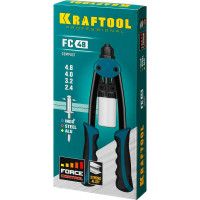 Компактный двуручный заклепочник KRAFTOOL FC-48 290 мм, регулировка усилия, 2.4 - 4.8 мм 31161_z01