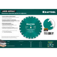 Диск алмазный отрезной по асфальту KRAFTOOL LASER-ASPHALT (450х25.4 мм) 36687-450