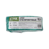 Буксировочный трос-лента STVOL стандарт 3.5 т, 2 крюка, 4 метра STBT0352