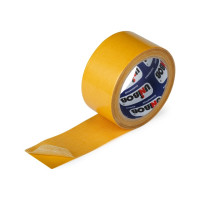 Двусторонняя клейкая лента UNIBOB Профи тканевая, для подогреваемых полов, 50 мм х 10 м 211744