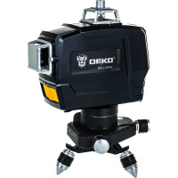 Построитель лазерных плоскостей DEKO DKLL12PG1 (3х360, зеленый луч) 065-0278