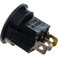 Клавишный круглый выключатель duwi 250V 6А 3с ON-OFF красный с подсветкой RWB-214, SC-214, 26848 2
