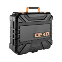 Аккумуляторная отвертка DEKO DKS4FU-Li в кейсе, набор инструментов 112 предметов 063-4153