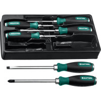 Набор ударных отверток KRAFTOOL Impact 6 предм. 25025