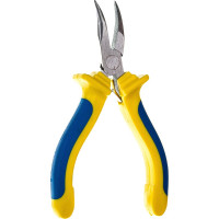 Плоскогубцы МастерАлмаз серия мини 135мм, с загнутыми губками 10506636