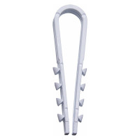 Дюбель-хомут для круглого кабеля FERON 19-25мм, DCL00-19-25, полипропилен, белый 100 шт 39333