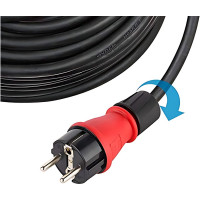 Вилка евро Electraline прямой ввод 16А 230В IP54 55082