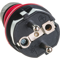 Вилка евро Electraline прямой ввод 16А 230В IP54 55082
