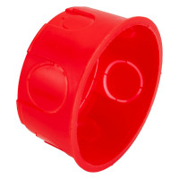 Распаечная коробка IEK КМ41007 для твердых стен d80x40 с крышкой UKT11-080-040-000