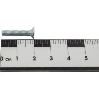 Потайной винт КРЕП-КОМП цинк, DIN965, 4х20, 100 шт. вп420мф