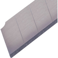 Лезвия для ножей BRAUBERG ширина 25 мм, КОМПЛЕКТ 10 шт., в пластиковом пенале, 237449