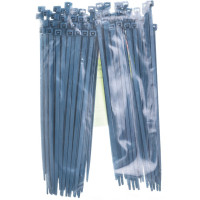 Кабельные стяжки FORTISFLEX КСС Magnetic 4х150 синий, 100 шт. 82021