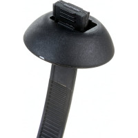 Нейлоновые стяжки FORTISFLEX КСК 8х280 черный, 100 шт. 83503