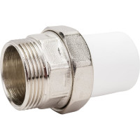 Ниппельное соединение RTP американка трубная, наружная резьба, D40х1 1/4 мм 14290