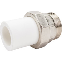 Ниппельное соединение RTP американка трубная, наружная резьба, D40х1 1/4 мм 14290