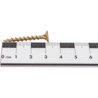 Саморез по дереву КРЕП-КОМП жёлтый цинк PH-2, 3,5х32, 1000 шт. ждп3532ф