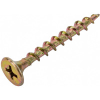 Саморез по дереву КРЕП-КОМП жёлтый цинк PH-2, 3,5х32, 1000 шт. ждп3532ф