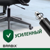 Газ-лифт BRABIX A-140 стандартный, черный, длина в открытом виде 413 мм, d 50 мм, класс 2 532002