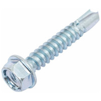 Кровельный саморез КРЕП-КОМП цинк 7 мкм, без шайбы, 5,5х32, 250 шт. скбш5532ф