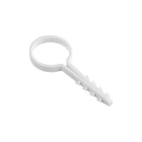 Дюбель-хомут DM PLAST 20 для круглого кабеля, белый, 100 шт dx20dm