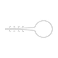 Дюбель-хомут DM PLAST 20 для круглого кабеля, белый, 100 шт dx20dm