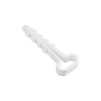 Дюбель-хомут DM PLAST 6-14 для плоского кабеля, белый, 100 шт dx6-14dm