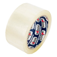 Упаковочная клейкая лента UNIBOB 600 прозрачная, 48 мм х 66 м 214955