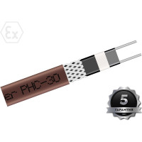 Саморегулирующийся нагревательный кабель экранированный Grand Meyer, 30 Вт/м, EX взрывозащита (100 м) PHC-30