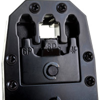 Инструмент IEK ITK для обжима RJ45/RJ12/RJ11 ручка PVC TM1-G10V