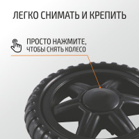 Колесо пластиковое 135 мм Рыжий кот 00 4935