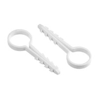 Дюбель-хомут DM PLAST 16мм для круглого кабеля, белый 100шт dx16dm