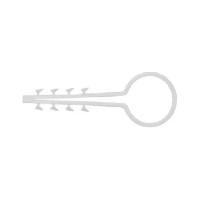 Дюбель-хомут DM PLAST 16мм для круглого кабеля, белый 100шт dx16dm