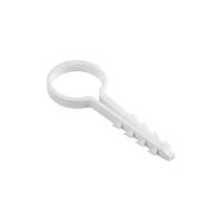 Дюбель-хомут DM PLAST 16мм для круглого кабеля, белый 100шт dx16dm