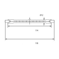 Галогенная лампа KANLUX R7S J 200W 118MM/ 10412