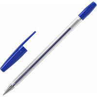 Шариковые ручки BRAUBERG M-500 набор 10 шт, синие, узел 0.7 мм, линия 0.35 мм 143454