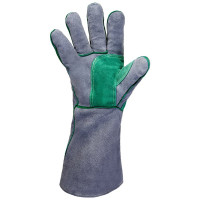 Краги сварщика Jeta Safety ПРЕМИУМ удлиненные с подкладкой, тройной кевларовый шов, р. 10/XL JWK501-XL