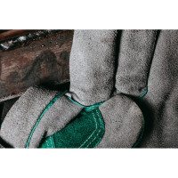 Краги сварщика Jeta Safety ПРЕМИУМ удлиненные с подкладкой, тройной кевларовый шов, р. 10/XL JWK501-XL