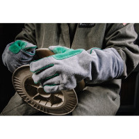 Краги сварщика Jeta Safety ПРЕМИУМ удлиненные с подкладкой, тройной кевларовый шов, р. 10/XL JWK501-XL