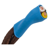 Двухжильный провод Interior Electric ПВХ, сечение 2*1,5 цвет шоколад 10 м. ПРВ2.15.03.10.Ш