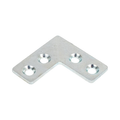 Мебельный уголок VORMANN плоский 25х25х10х1,5 мм, оцинкованный 00186 025 Z